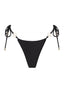 SUZU Tie-Side Bottoms VESA Tie-Side Bikini Bottom - Ebony